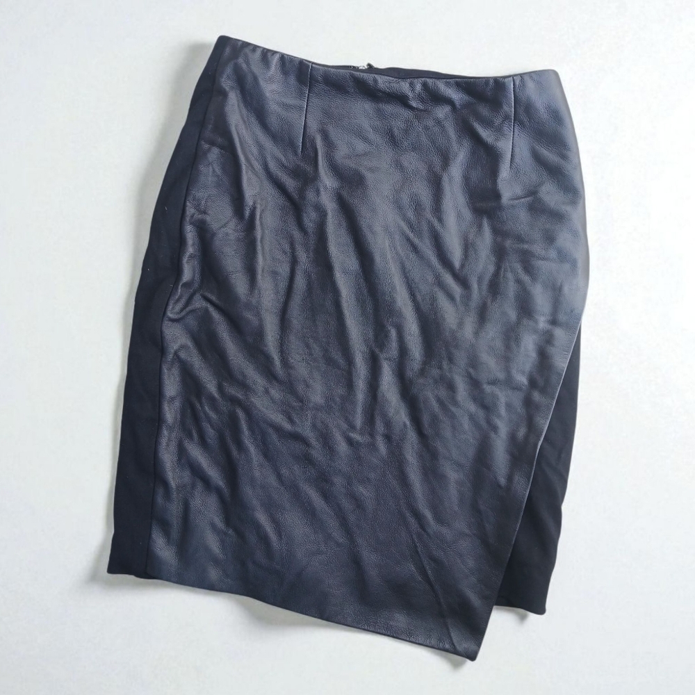 RARE ASTRID MIXED MEDIA ASYMMETRIC SKIRT 4